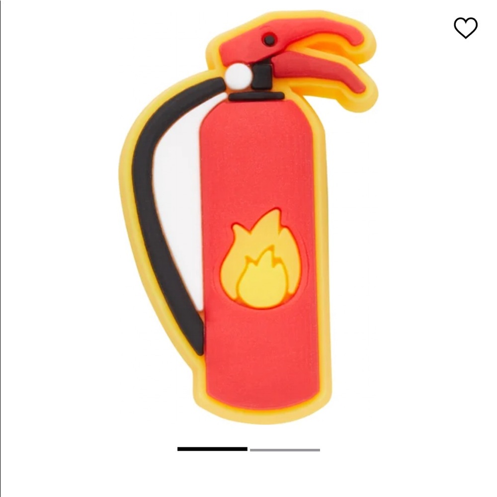5/$15 Crocs Jibbitz - Fire Extinguisher